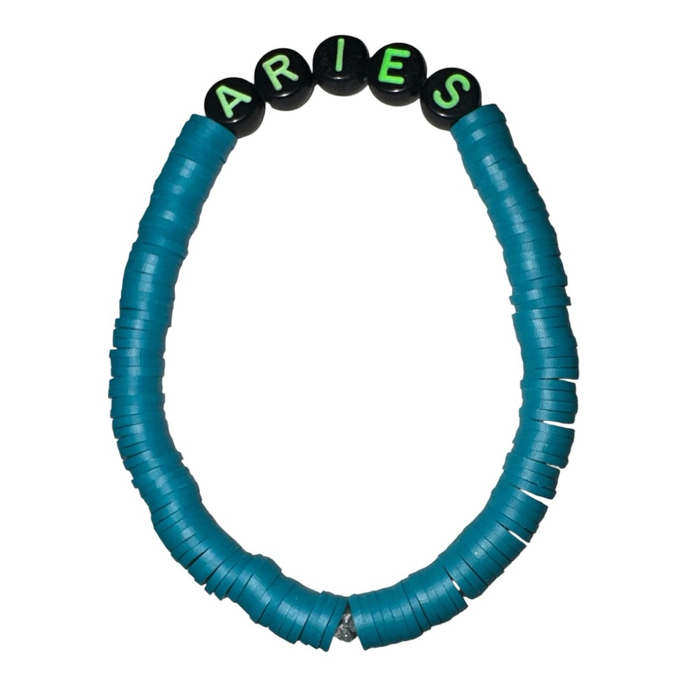3 FOR $10 HANDCRAFTED Turquoise Aries Zodiac Bracelet